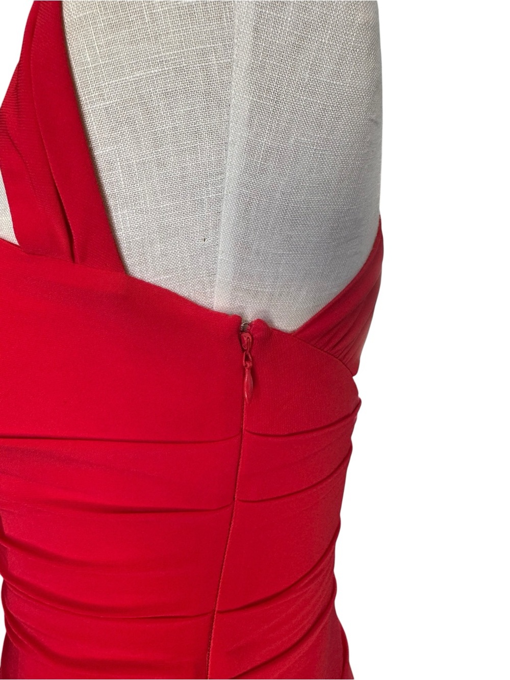 Laundry By Shelli Segal Red Fitted Midi Dress - Picture 6 of 8